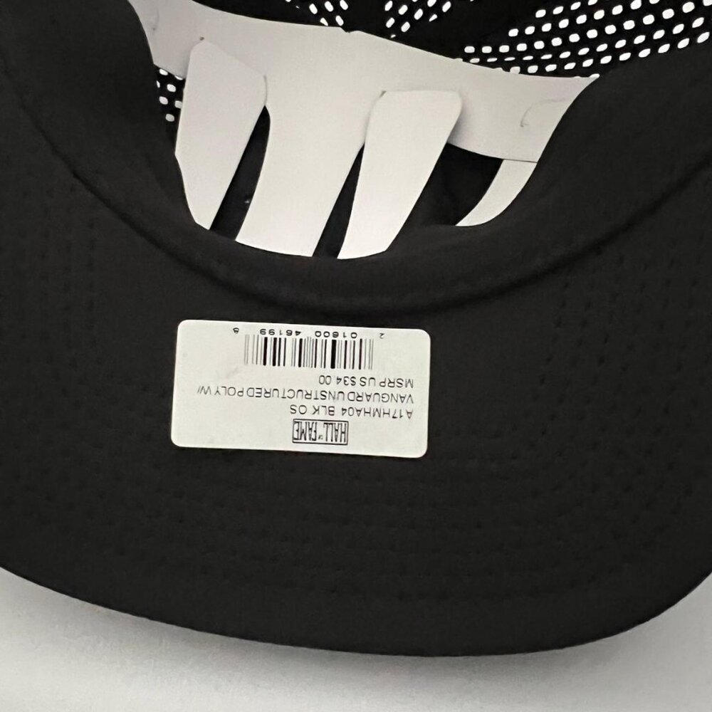 Hall Of Fame Mesh Buckle Back Hat Cap Black Men’s One Size Adjust — image 5 of 5
